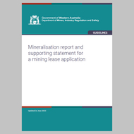 New guidelines for submitting a mineralisation report and supporting statement