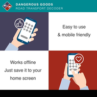 New app details dangerous goods safety info