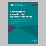 Expenditure exemption guidelines updated for greater clarity