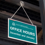 Office hours - December and January