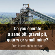 Do you operate a sand pit, gravel pit, quarry or small mine?