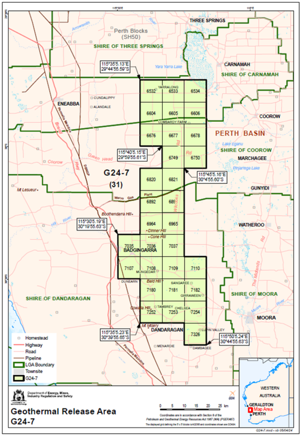 Area G24-7 Map  