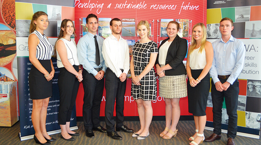 Participants of the Interagency Graduate Program offered by the Departments of Mines and Petroleum, State Development and Regional Development.